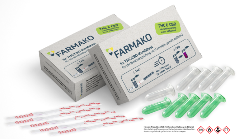 Farmako THC/CBD Combination Test for Cannabis Identity Testing