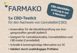 Farmako THC-Testkit zur Identitätsprüfung von Cannabis